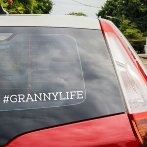 #GRANNYLIFE Car Decal Bumper sticker windshield sticker